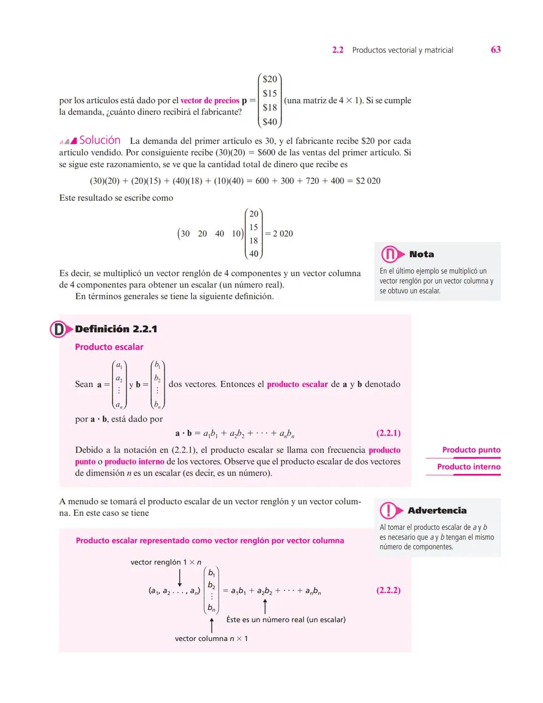 Capítulo
Vectores y matrices
2
▲ En el estudio de sistemas complejos, un objeto de interés son las redes formadas por elementos conectados e