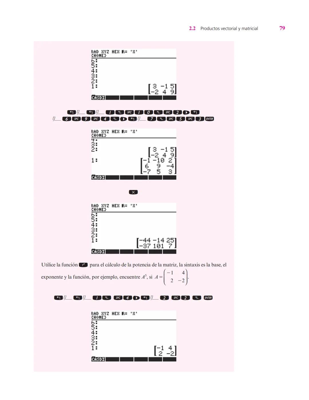 Capítulo
Vectores y matrices
2
▲ En el estudio de sistemas complejos, un objeto de interés son las redes formadas por elementos conectados e