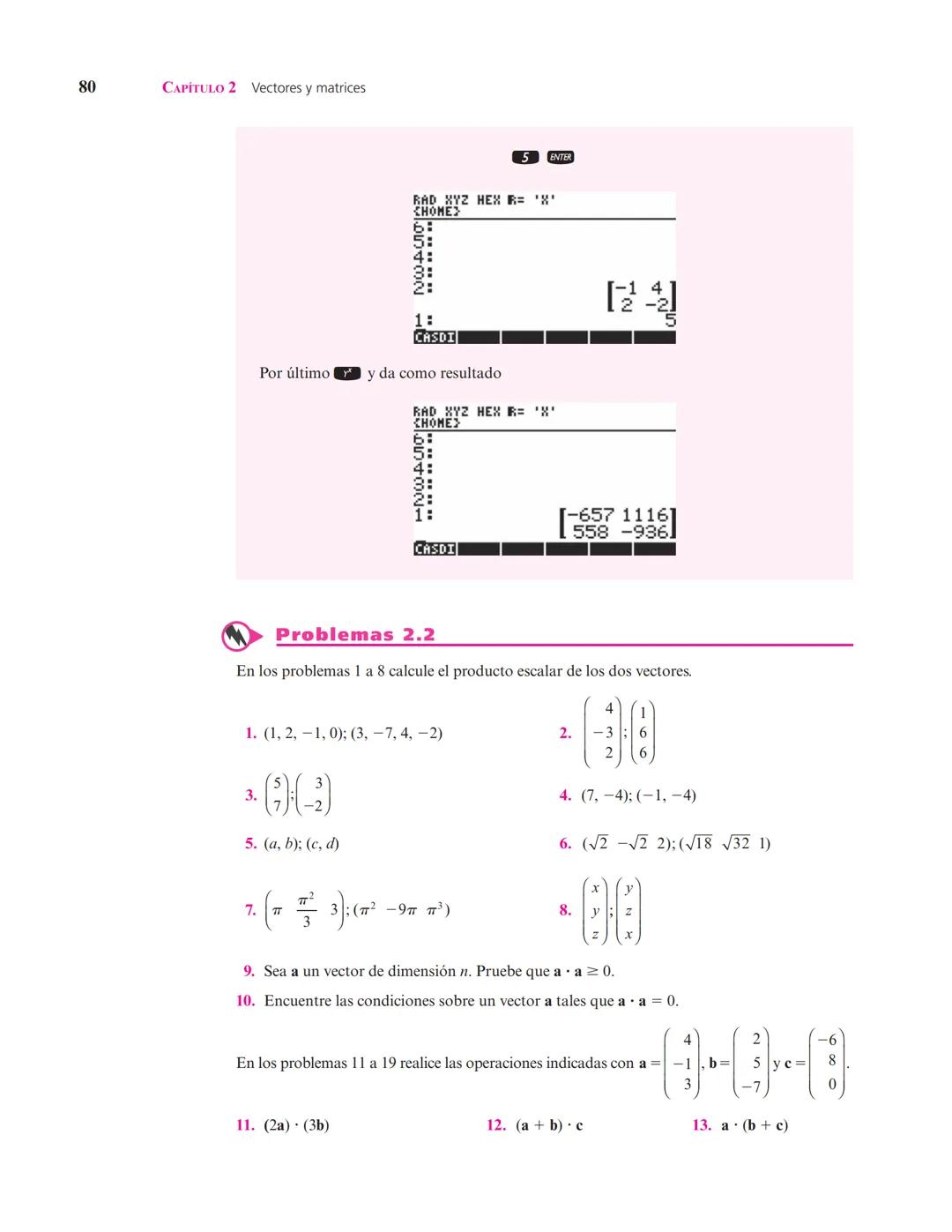 Capítulo
Vectores y matrices
2
▲ En el estudio de sistemas complejos, un objeto de interés son las redes formadas por elementos conectados e