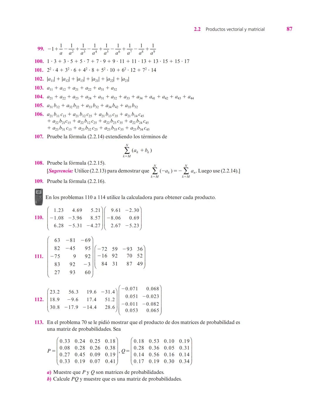 Capítulo
Vectores y matrices
2
▲ En el estudio de sistemas complejos, un objeto de interés son las redes formadas por elementos conectados e