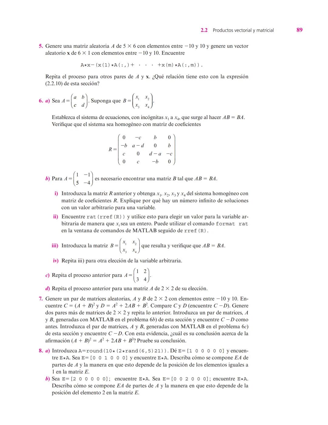 Capítulo
Vectores y matrices
2
▲ En el estudio de sistemas complejos, un objeto de interés son las redes formadas por elementos conectados e