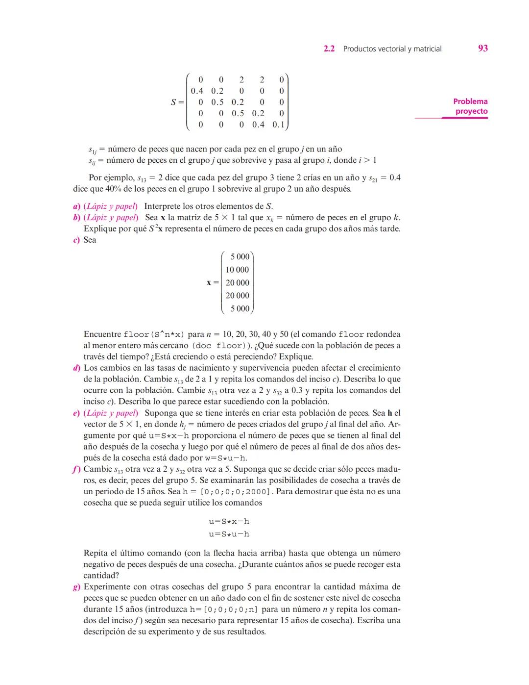 Capítulo
Vectores y matrices
2
▲ En el estudio de sistemas complejos, un objeto de interés son las redes formadas por elementos conectados e