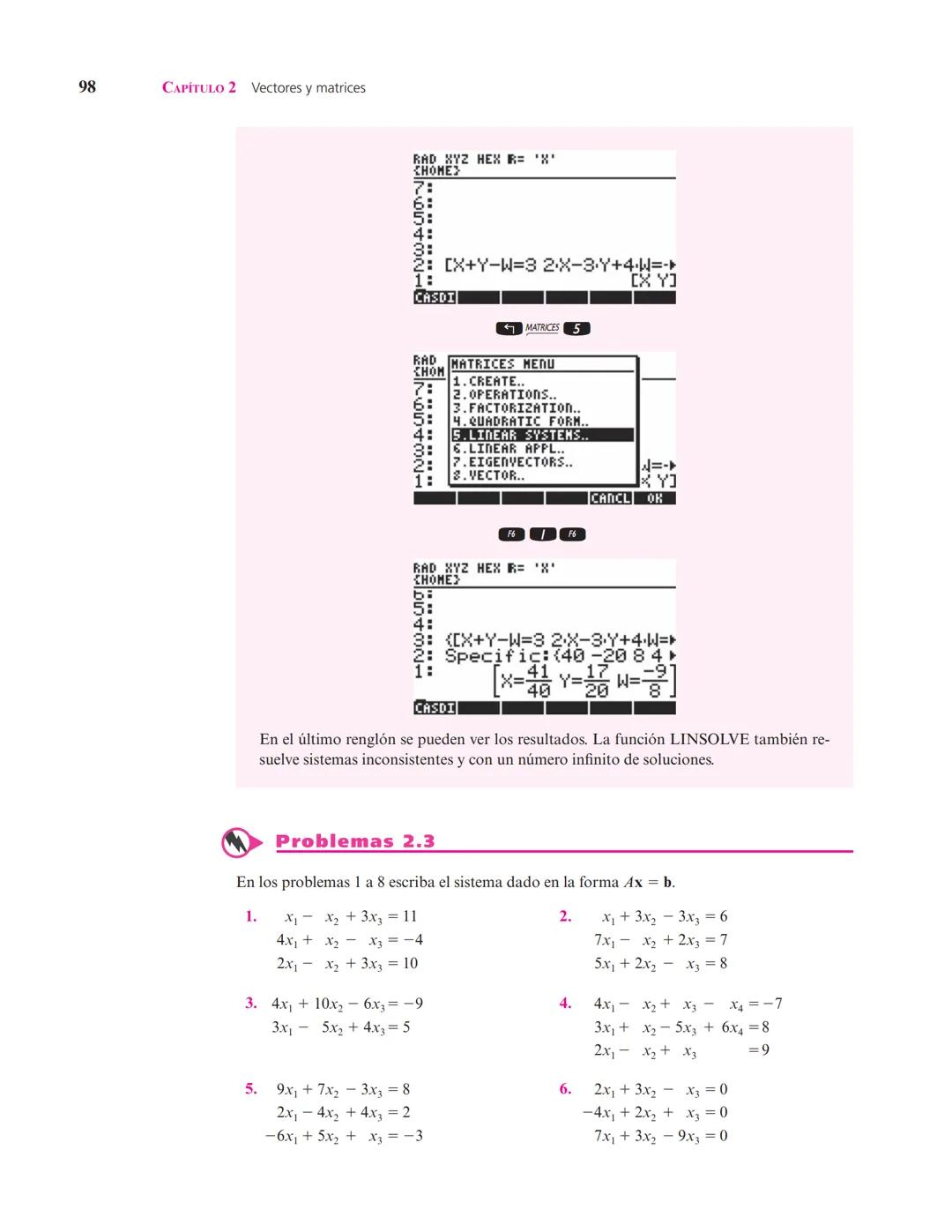 Capítulo
Vectores y matrices
2
▲ En el estudio de sistemas complejos, un objeto de interés son las redes formadas por elementos conectados e