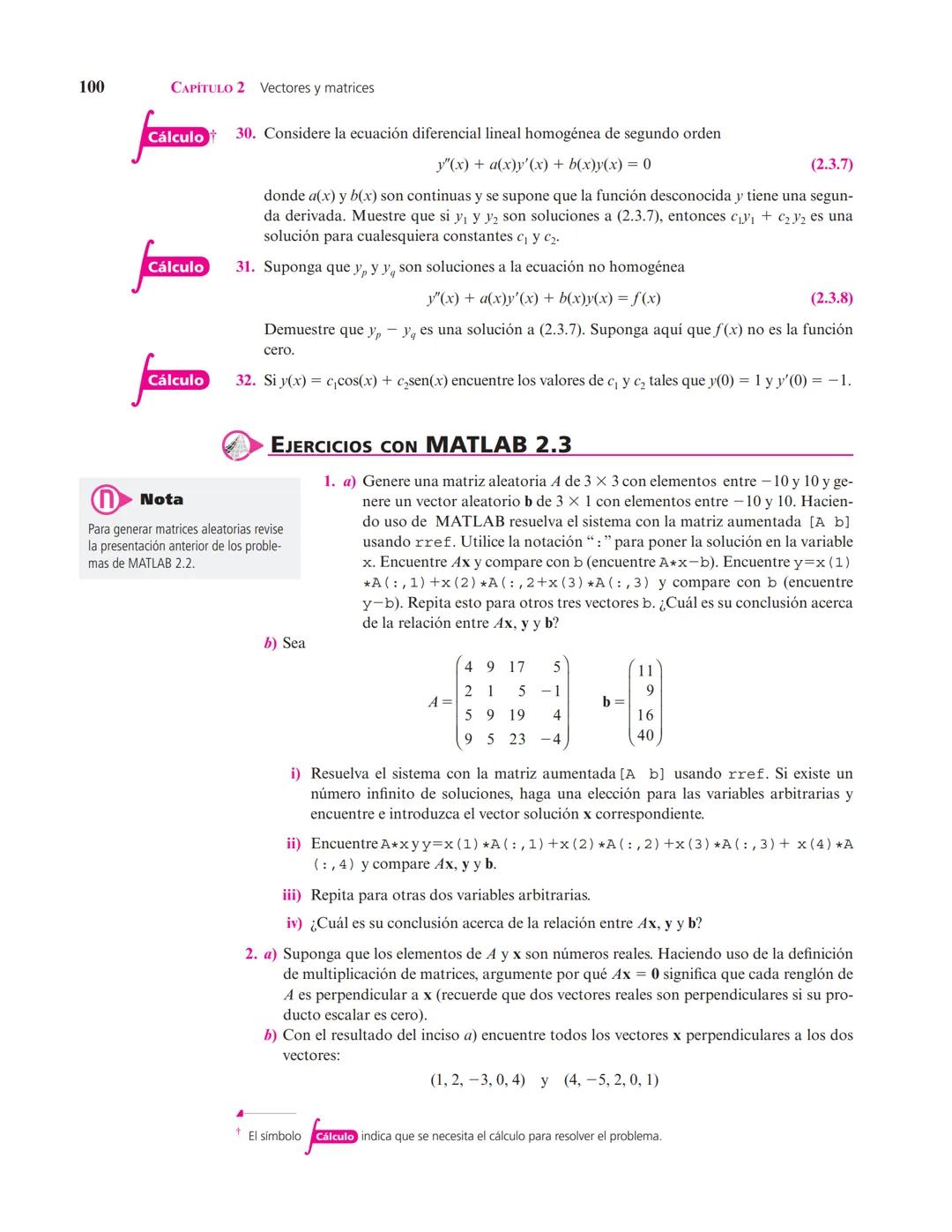 Capítulo
Vectores y matrices
2
▲ En el estudio de sistemas complejos, un objeto de interés son las redes formadas por elementos conectados e