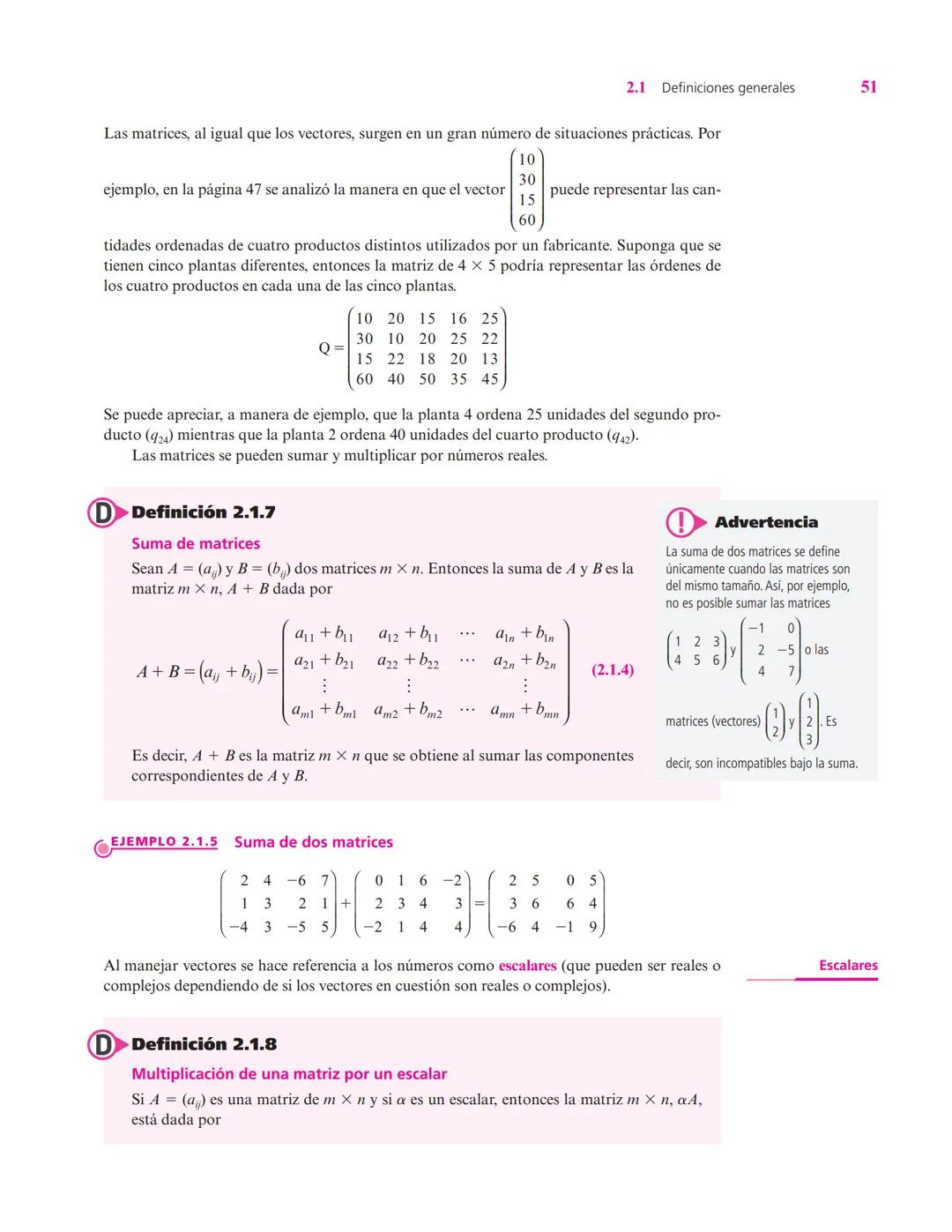 Capítulo
Vectores y matrices
2
▲ En el estudio de sistemas complejos, un objeto de interés son las redes formadas por elementos conectados e