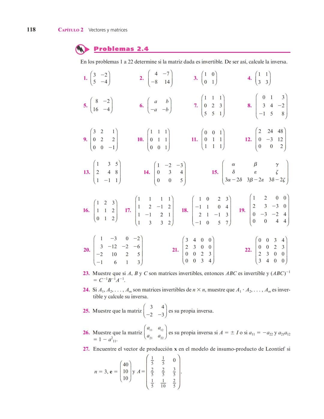 Capítulo
Vectores y matrices
2
▲ En el estudio de sistemas complejos, un objeto de interés son las redes formadas por elementos conectados e