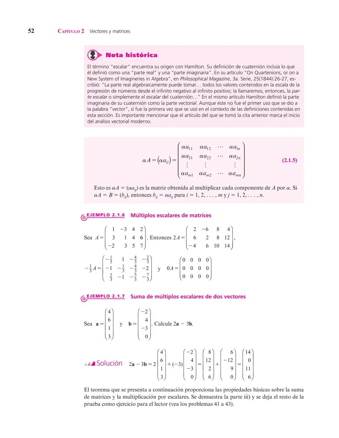 Capítulo
Vectores y matrices
2
▲ En el estudio de sistemas complejos, un objeto de interés son las redes formadas por elementos conectados e
