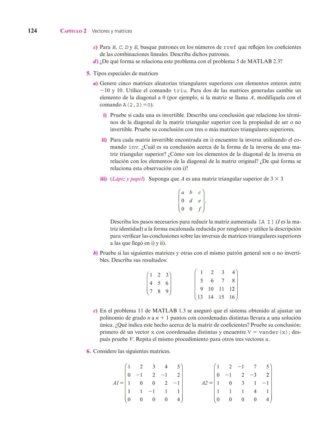 Capítulo
Vectores y matrices
2
▲ En el estudio de sistemas complejos, un objeto de interés son las redes formadas por elementos conectados e