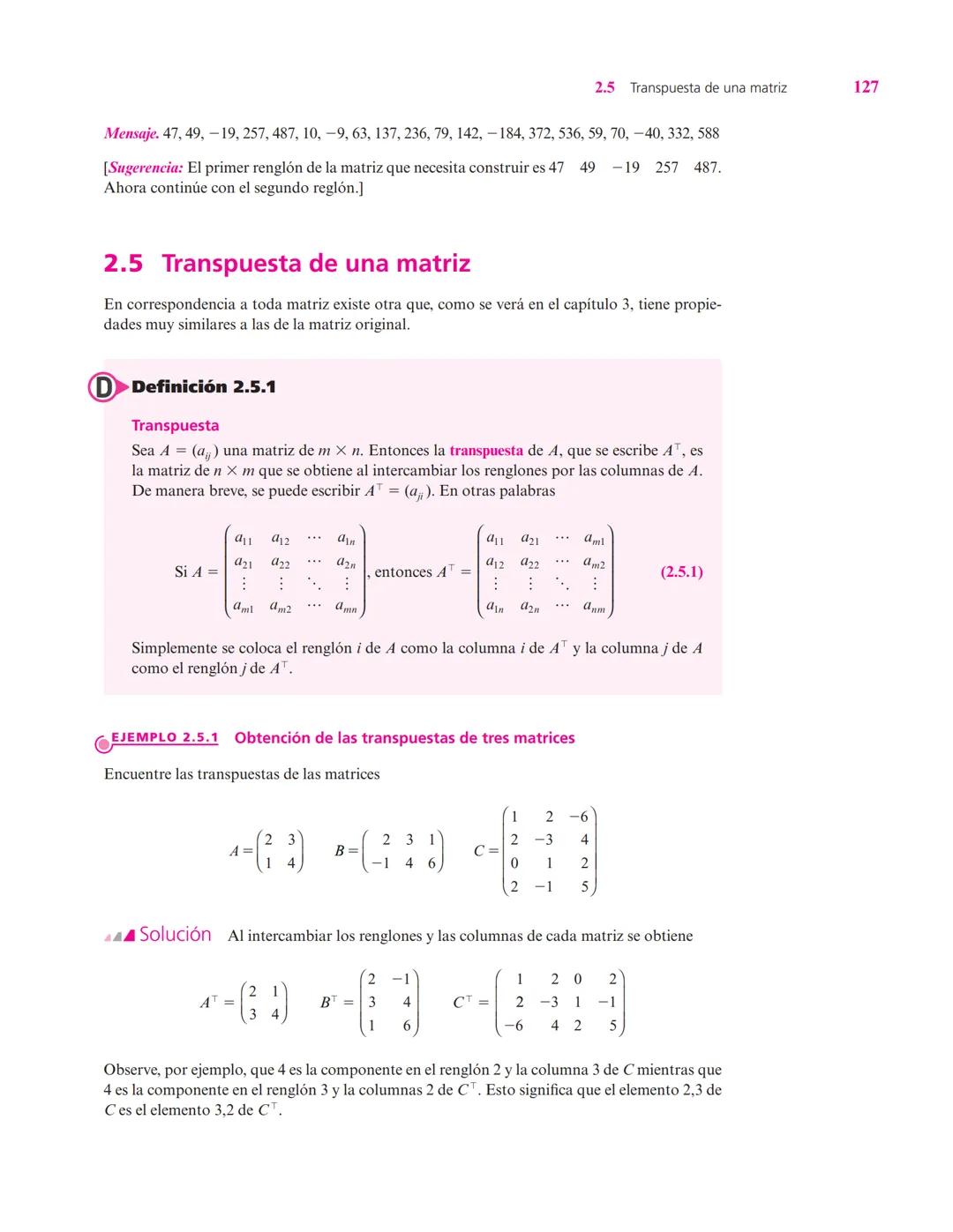 Capítulo
Vectores y matrices
2
▲ En el estudio de sistemas complejos, un objeto de interés son las redes formadas por elementos conectados e