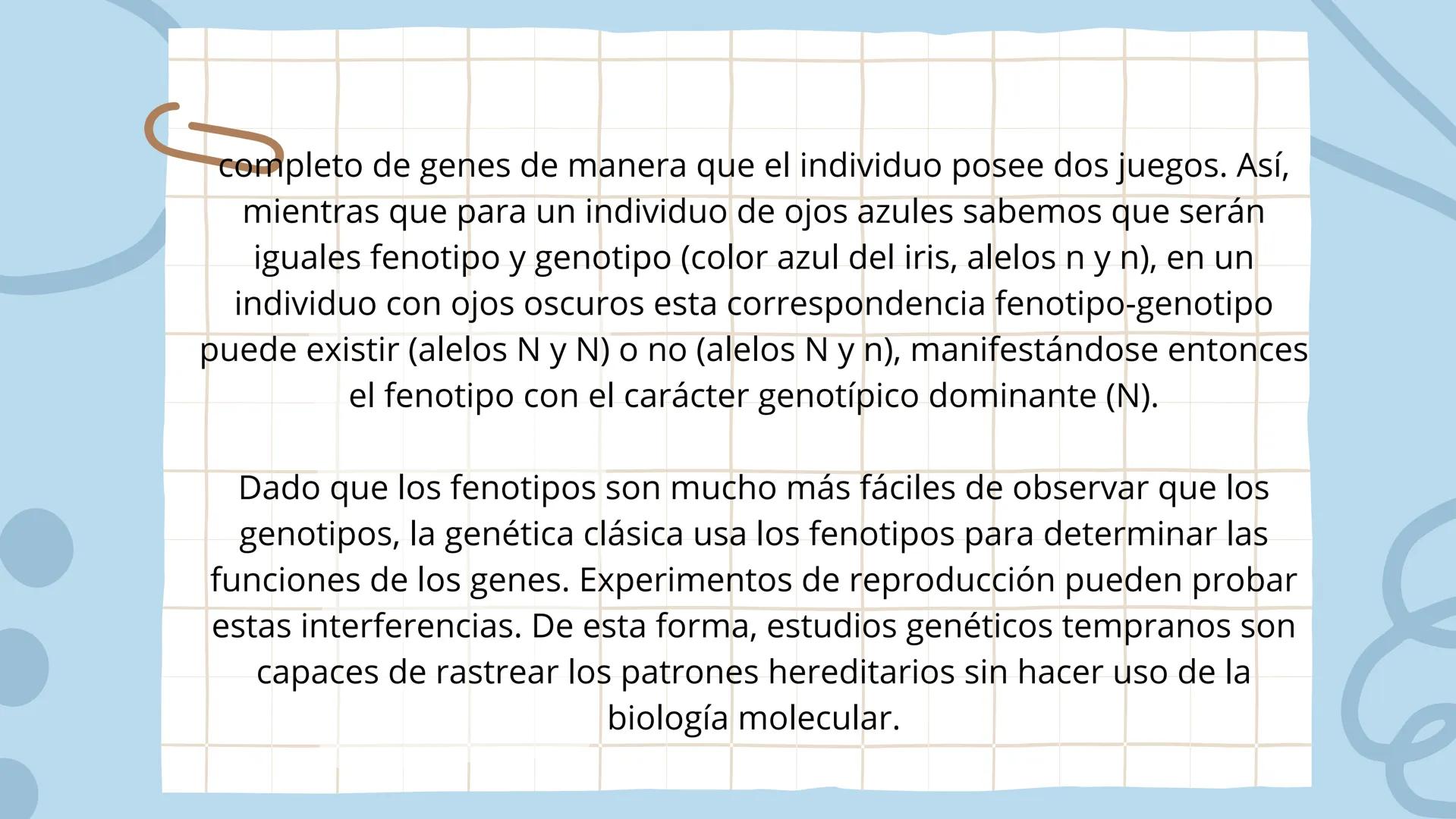 FENOTIPO Y GENOTIPO
Grado:9 ¿FENOTIPO QUE ES?
En biología y específicamente en genética, se denomina
fenotipo a la expresión del genotipo en