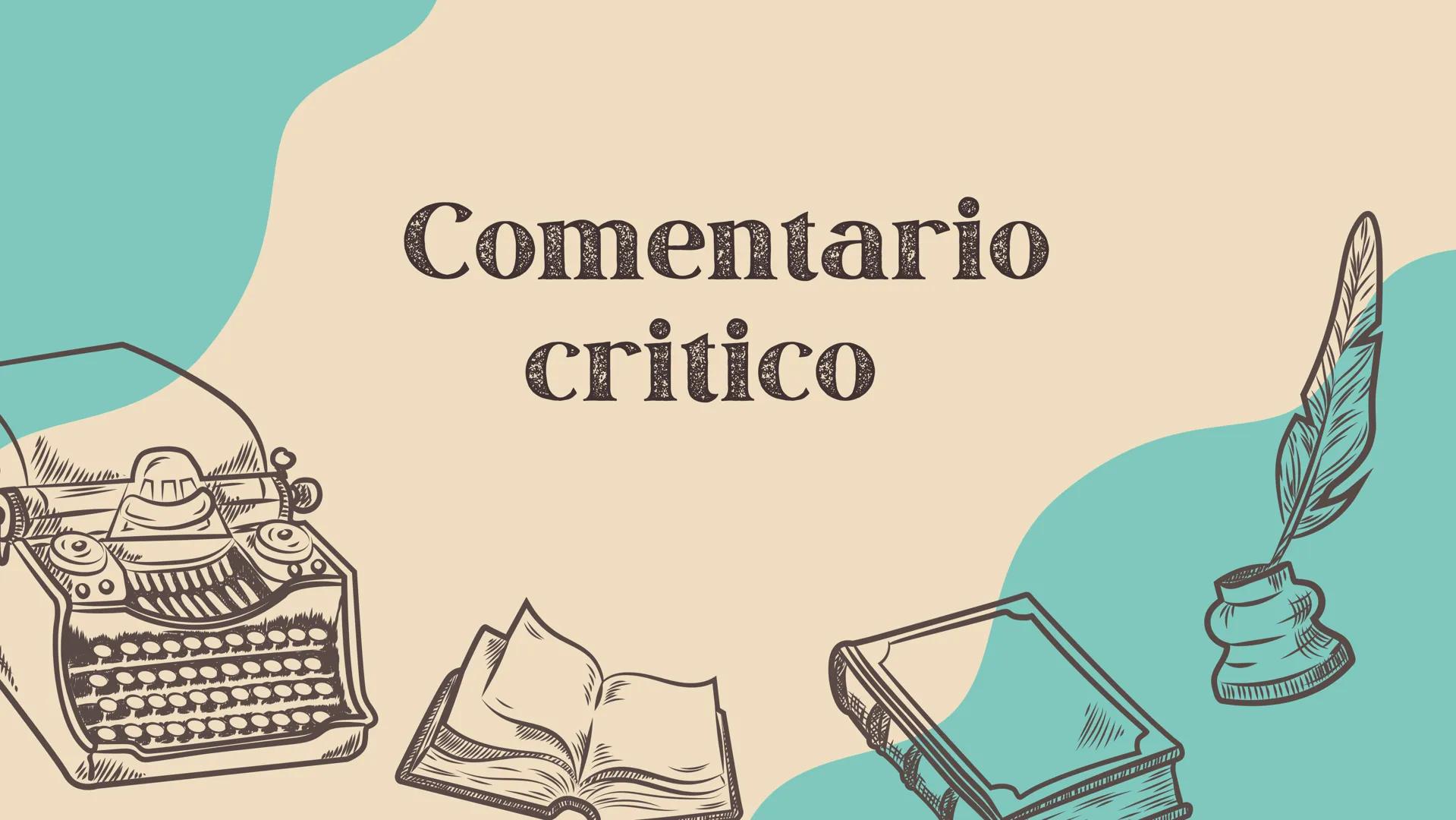 # Comentario

critico Contenido

01 - ¿Qué es?

02 - Caracteristicas

03 - ¿Cómo saber

cuando es un comentario

critico?

04 - Ejemplo # ¿Q