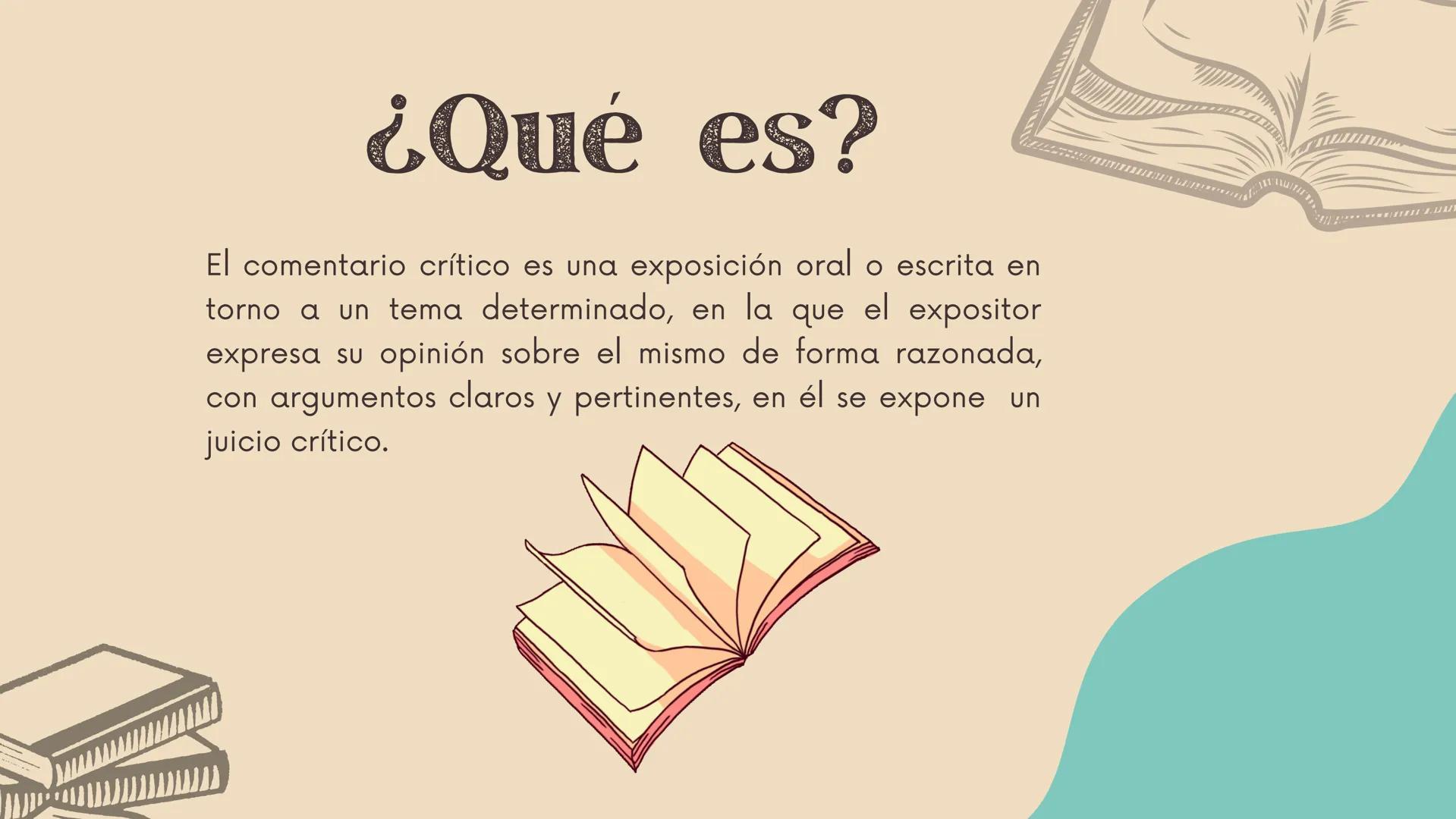 # Comentario

critico Contenido

01 - ¿Qué es?

02 - Caracteristicas

03 - ¿Cómo saber

cuando es un comentario

critico?

04 - Ejemplo # ¿Q
