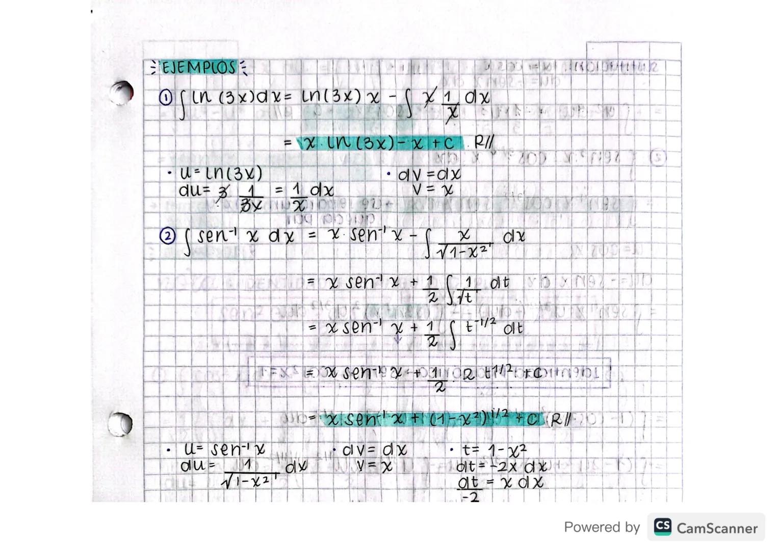 método de integración por partes
=
(f(x)· g(x) dx (1 f ( x ) d x · f g ( x ) d x
x2 dx =
S
x x d x = s x x x S x x x
= X +ORespuesta
3
Corre