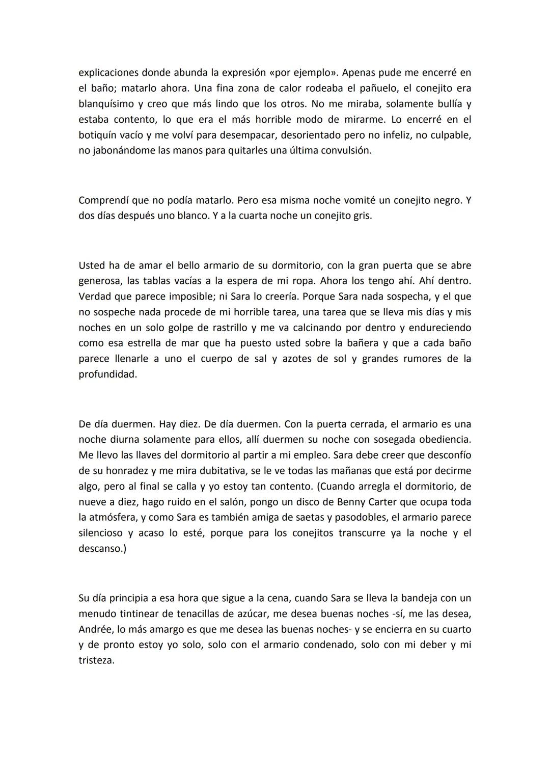 Carta a una señorita en París.
Julio Cortázar
Andrée, yo no quería venirme a vivir a
su departamento de la calle Suipacha.
No tanto por los 