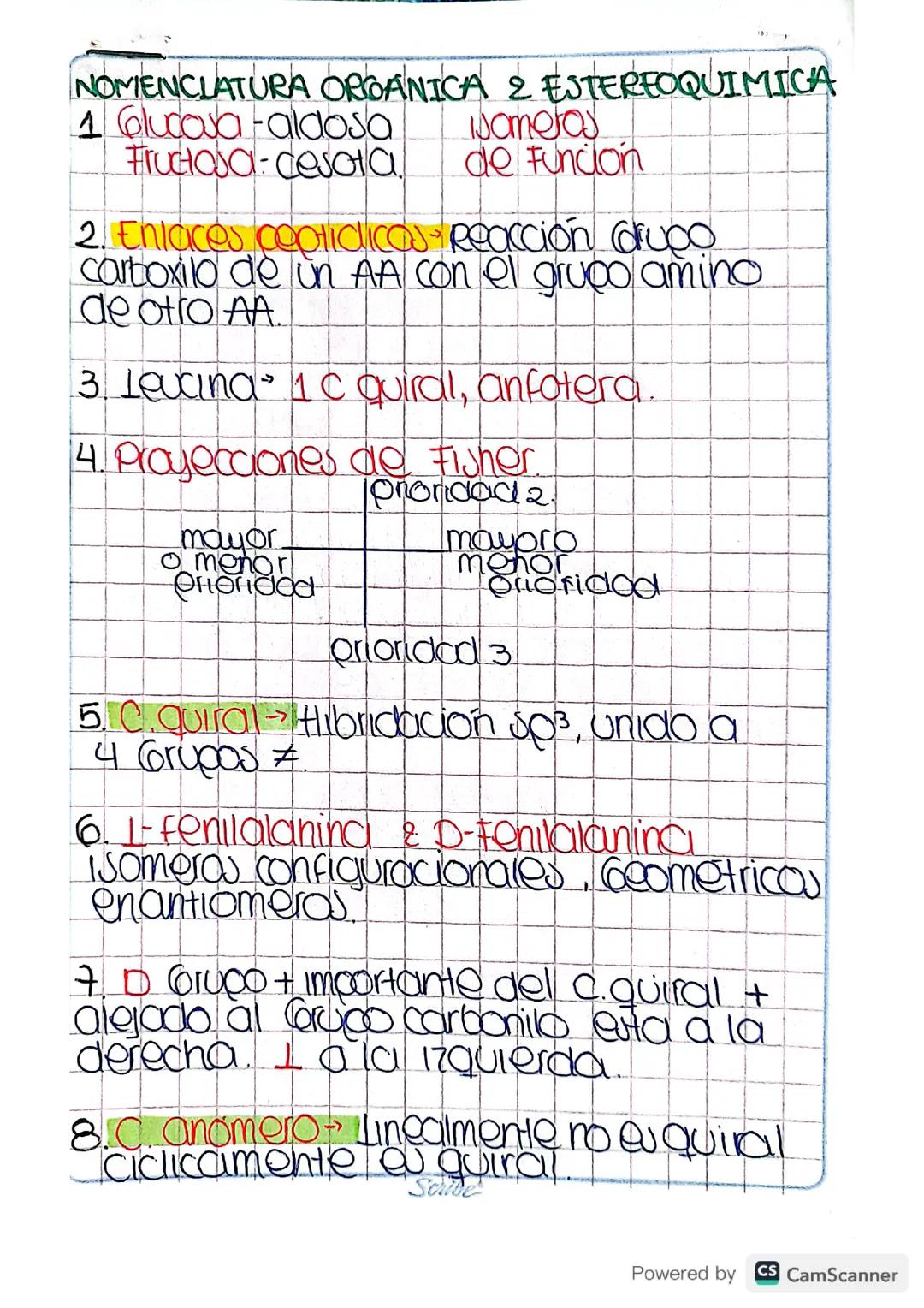 Nomenclatura orgánica y estereoquimica 