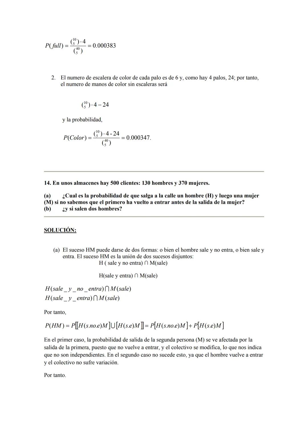 Ejercicios Resueltos de Estadística:
Tema 3: Cálculo de Probabilidades 1. Se lanzan 20 monedas en las que la probabilidad de cara es de 0,6.