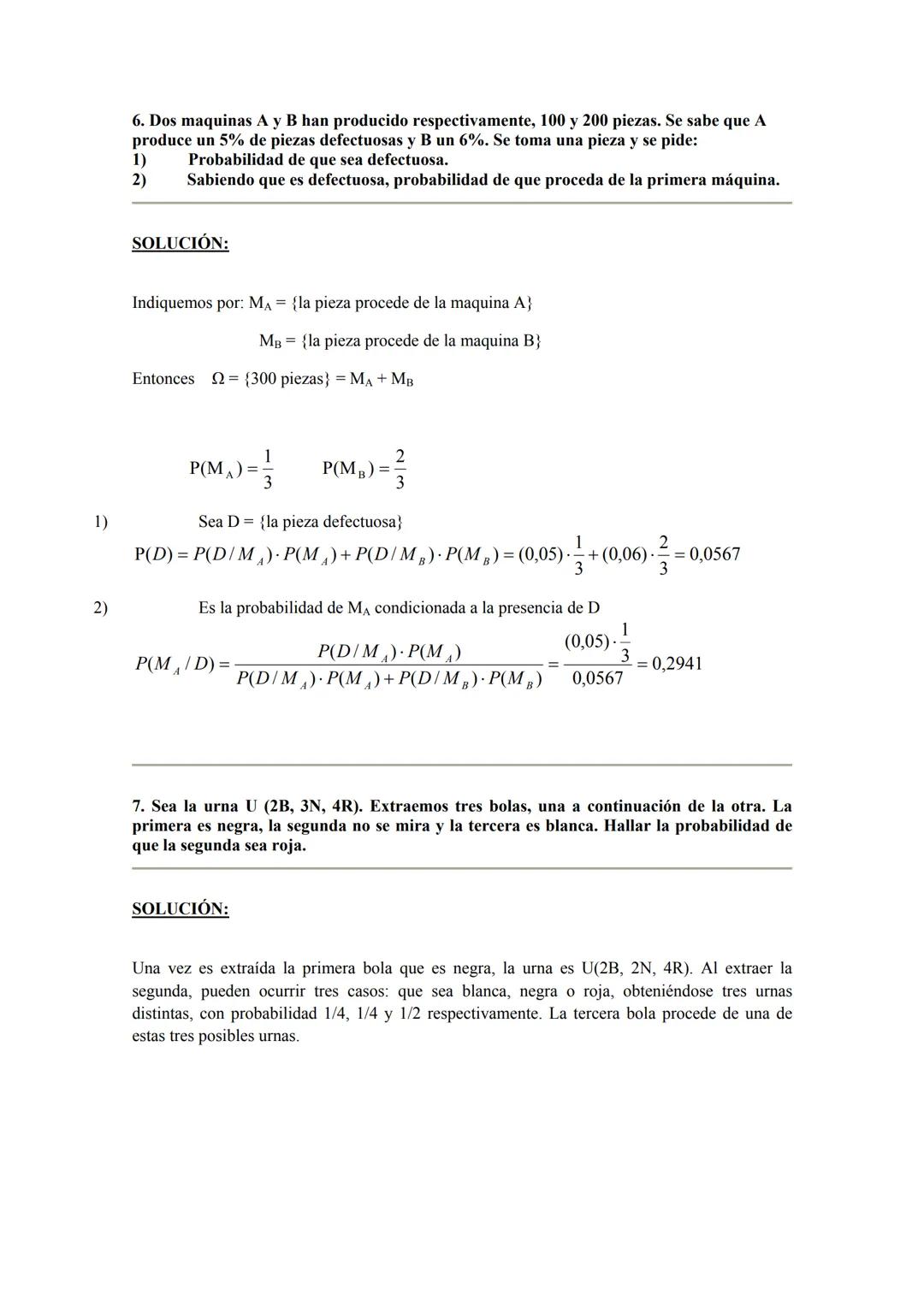 Ejercicios Resueltos de Estadística:
Tema 3: Cálculo de Probabilidades 1. Se lanzan 20 monedas en las que la probabilidad de cara es de 0,6.
