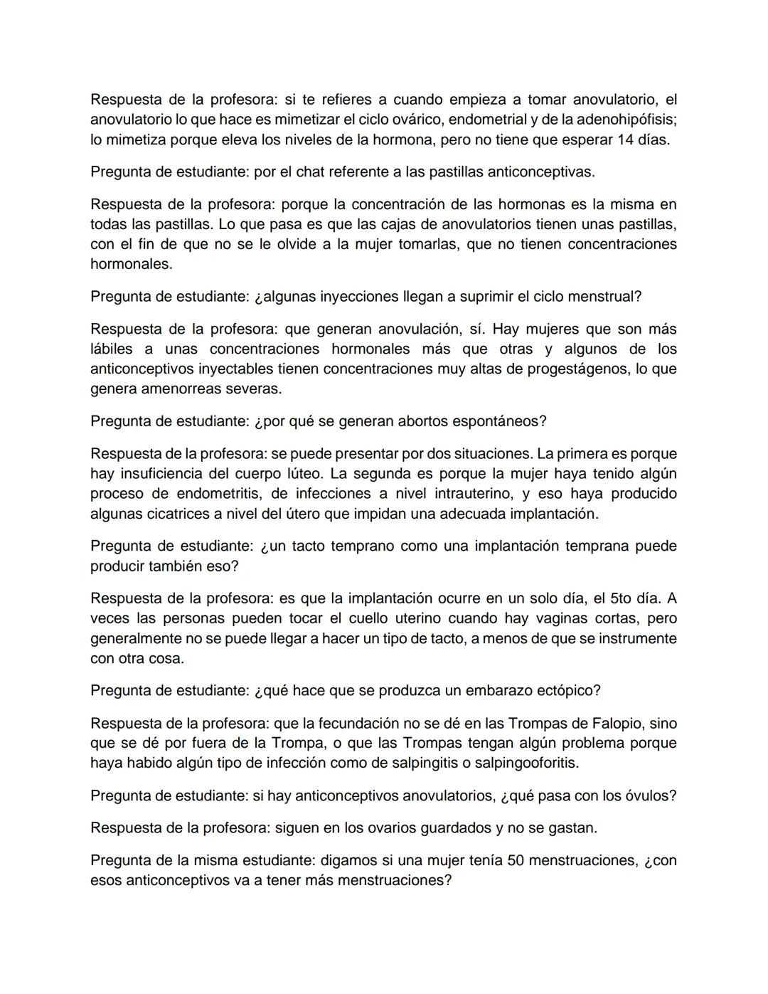 Transcripción clase de embriología - 22/10/20 - 9 a 11 a.m.
Tema de la clase: Gametogénesis, fecundación y período embrionario (1ª a 3ª
sema