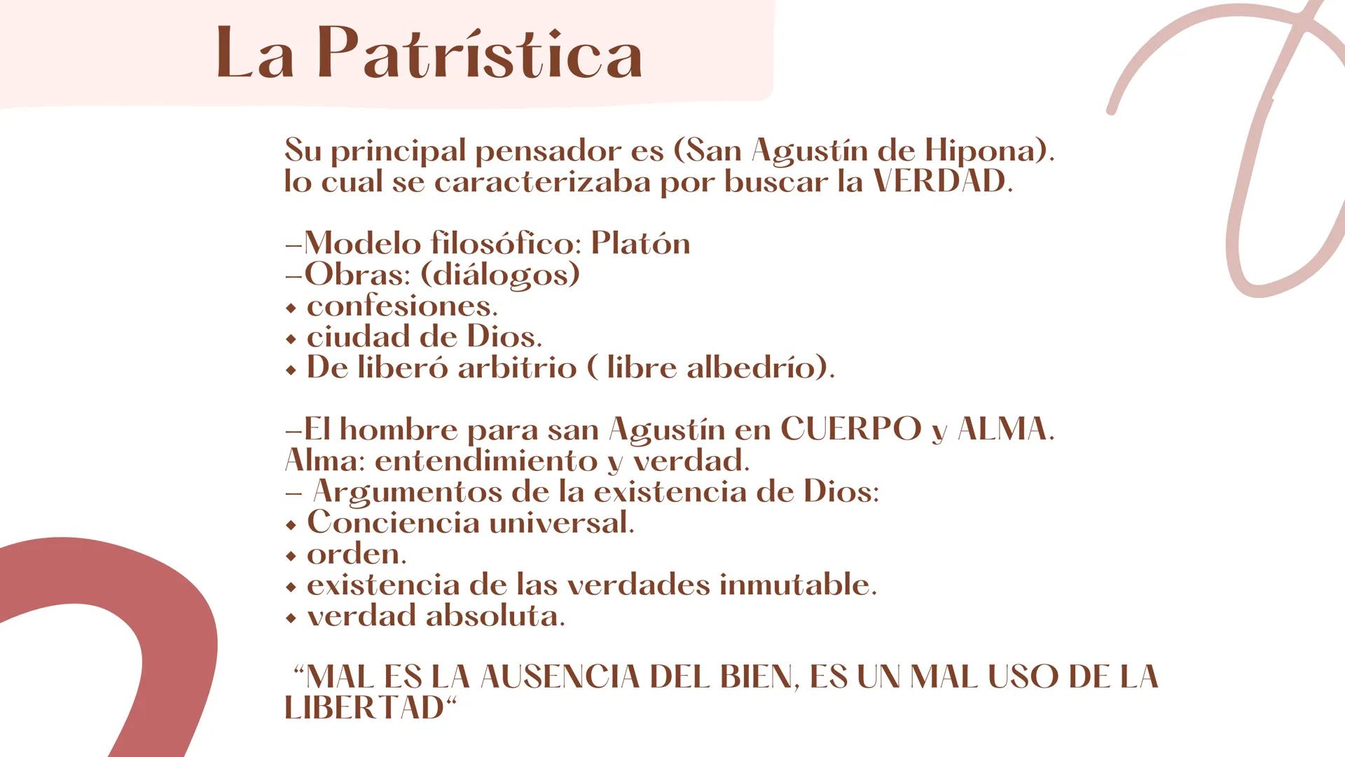 Se da entre los
siglos IV-XIV.
Lo que más les
interesaba era
hablar sobre DIOS. En esta etapa se dio el
encuentro entre el
cristianismo y la