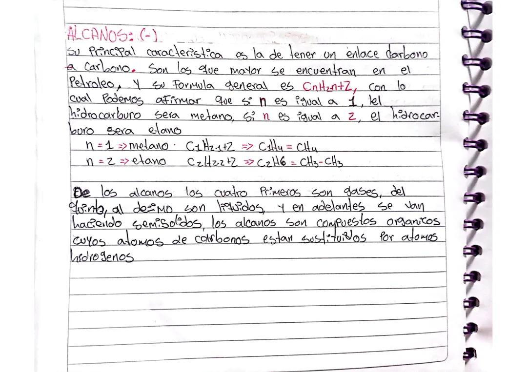 Todo Sobre los Alcanos: Definición, Fórmula y Ejemplos