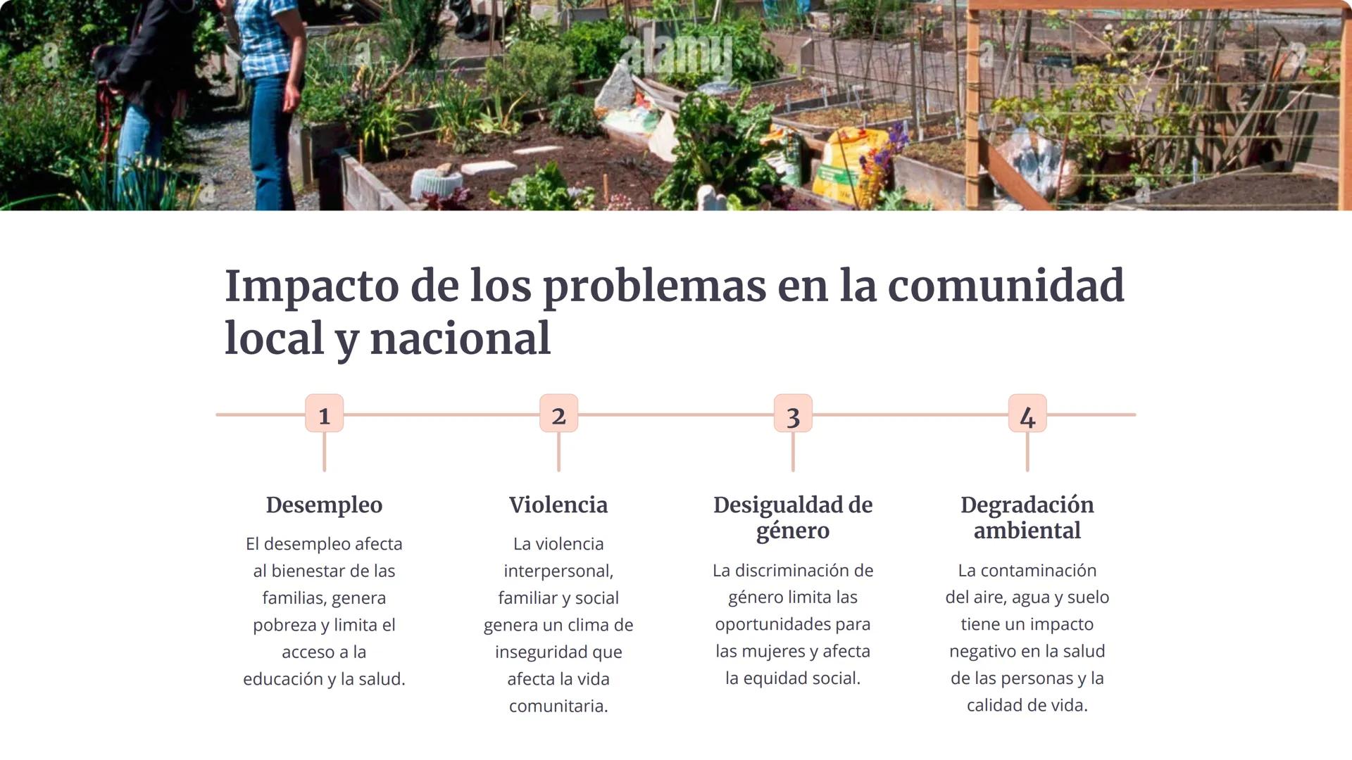 Problemas
socialmente
relevantes en
contextos cercanos
En el mundo contemporáneo, diversos problemas sociales,
económicos, políticos y ambie