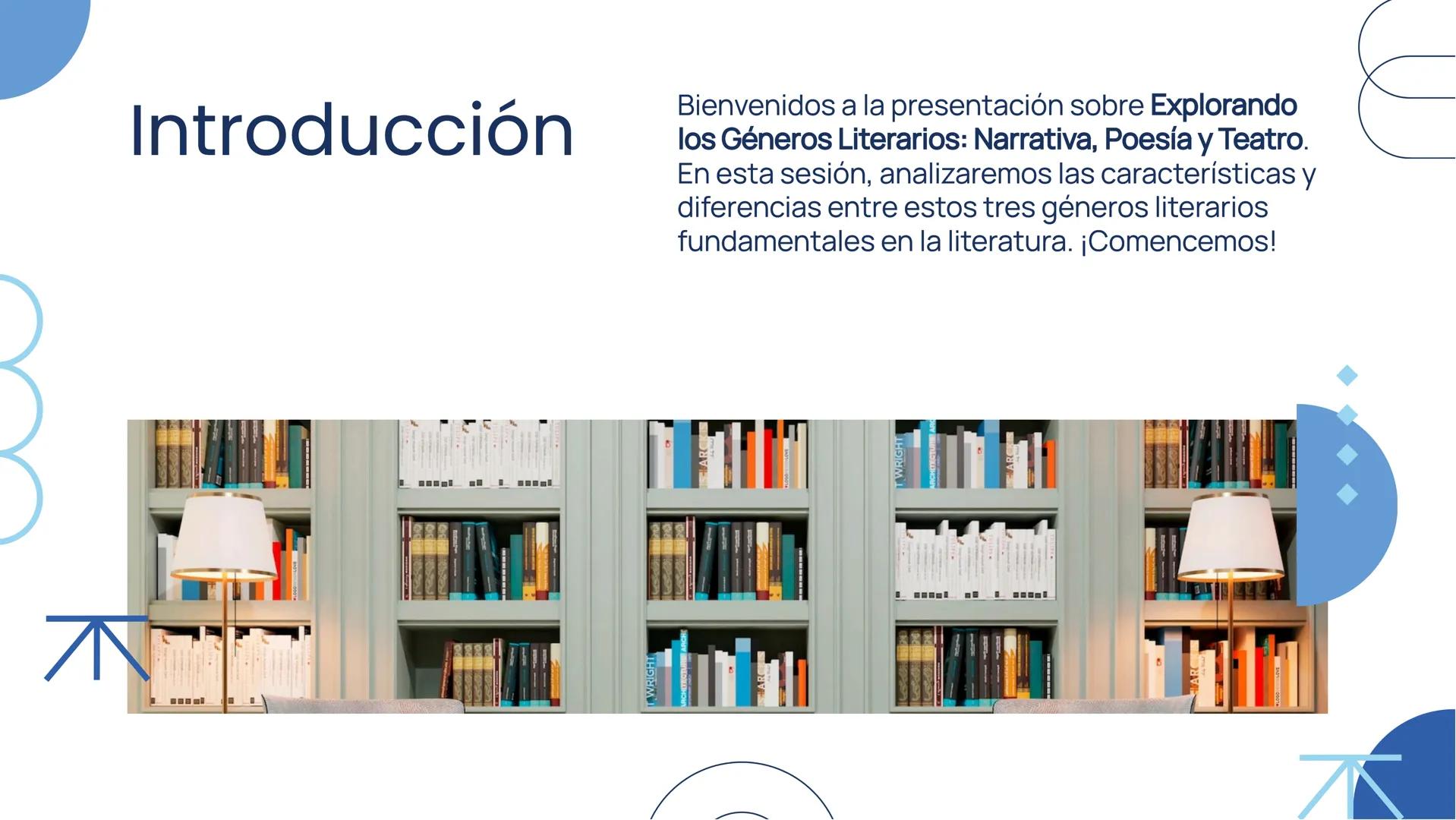 Dear Kyle,
I fu very lucky to
to hure r
I Love talking you.
Explorando los
Géneros Literarios:
Narrativa, Poesía y
Teatro Introducción
Bienv