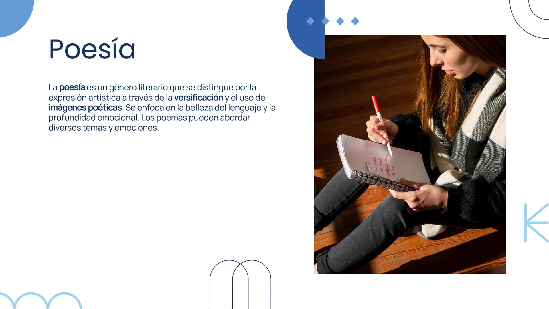 Dear Kyle,
I fu very lucky to
to hure r
I Love talking you.
Explorando los
Géneros Literarios:
Narrativa, Poesía y
Teatro Introducción
Bienv