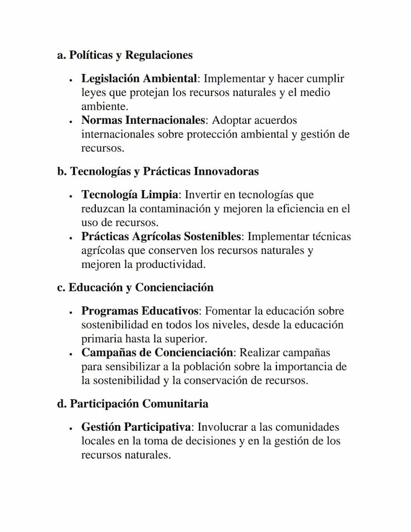 Recursos Naturales y
Sostenibilidad
1. Introducción a los Recursos Naturales
Los recursos naturales son materiales y componentes que se
encu