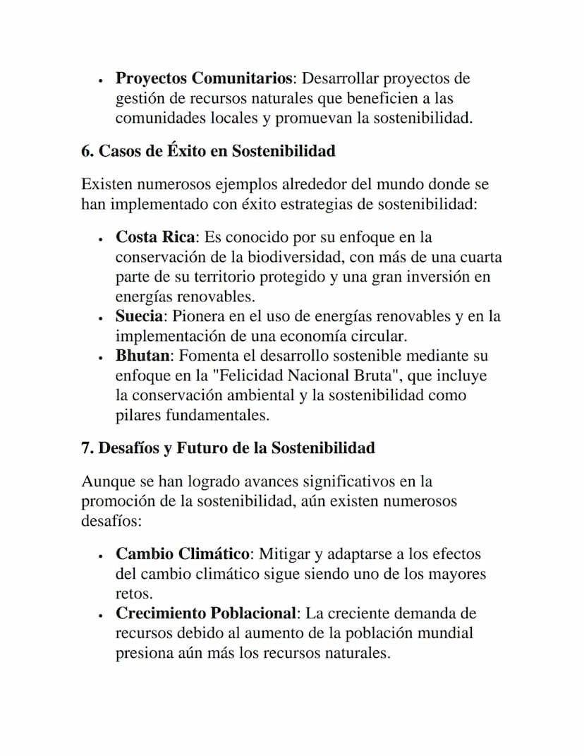 Recursos Naturales y
Sostenibilidad
1. Introducción a los Recursos Naturales
Los recursos naturales son materiales y componentes que se
encu