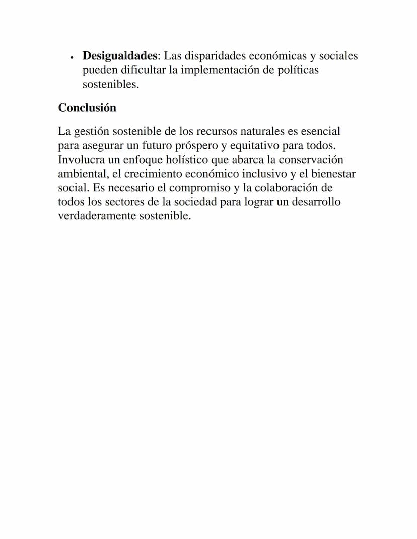 Recursos Naturales y
Sostenibilidad
1. Introducción a los Recursos Naturales
Los recursos naturales son materiales y componentes que se
encu