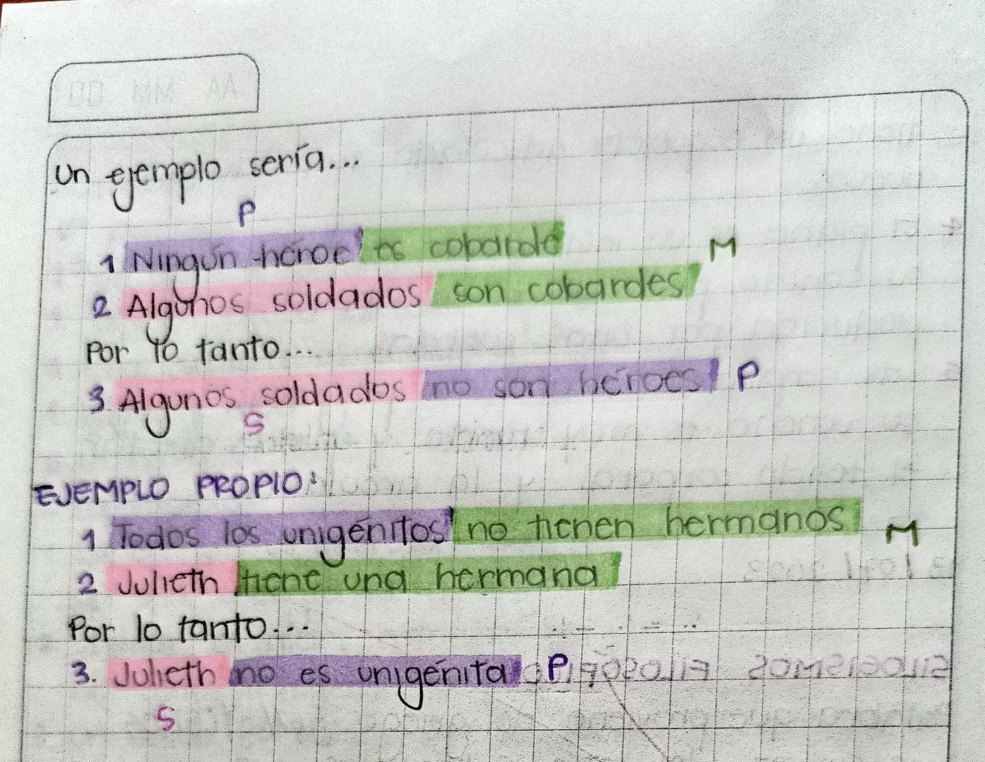 SILOGISMOS FILOSOFICOS
Palalora que proviene del
9
griego Sutoyibujos
a su vez, del latin syllogismus que significa
razonamiento deductivo o