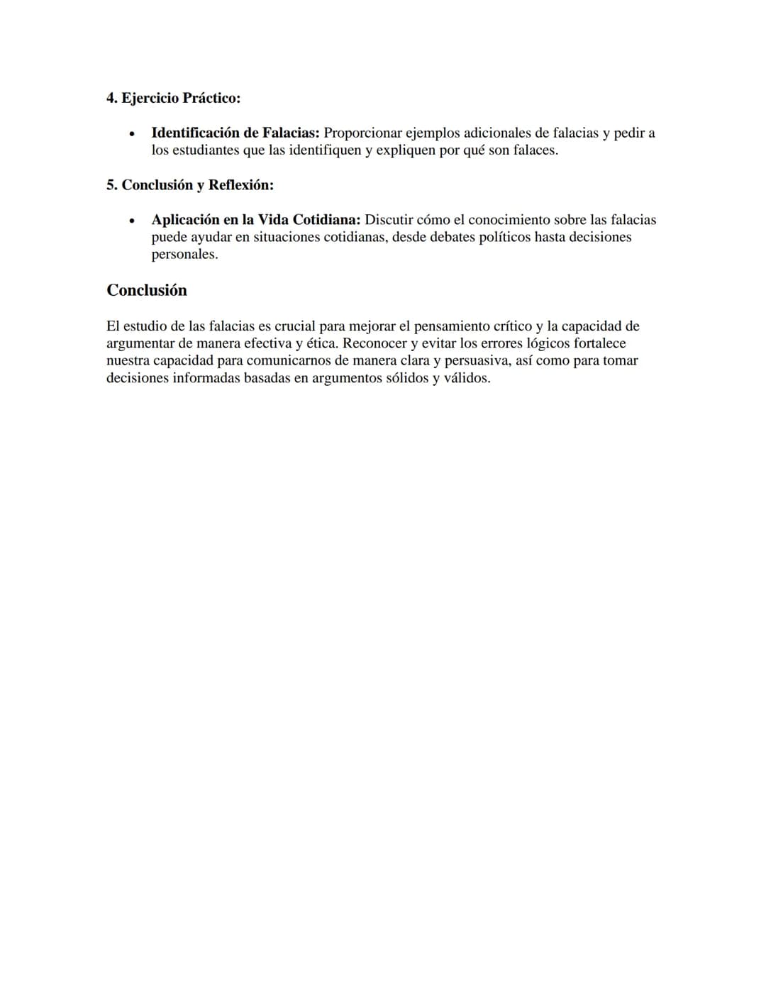 FALACIAS
las falacias es fundamental para entender los errores lógicos y argumentativos que pueden
surgir en el razonamiento humano. Las fal