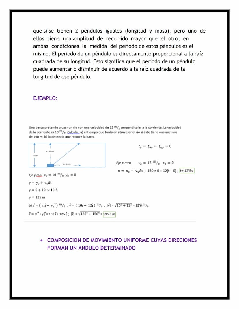 TRABAJO DE FISICA
MOVIMIENTO EN EL PLANO
ESTUDIANTE:
LAUREN VEGA MAESTRE
GRADO:
10°1 CONTENIDO
MOVIMIENTO PLANO
• VECTOR VELOCIDAD Y VECTOR 