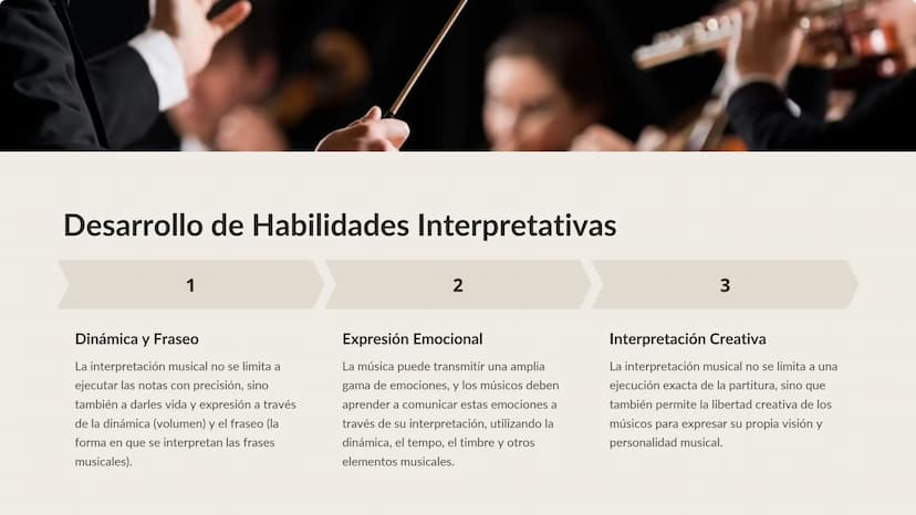 Interpretación
Musical: Un Viaje de
Descubrimiento
La interpretación musical es una forma de arte que combina habilidad
técnica, expresión e