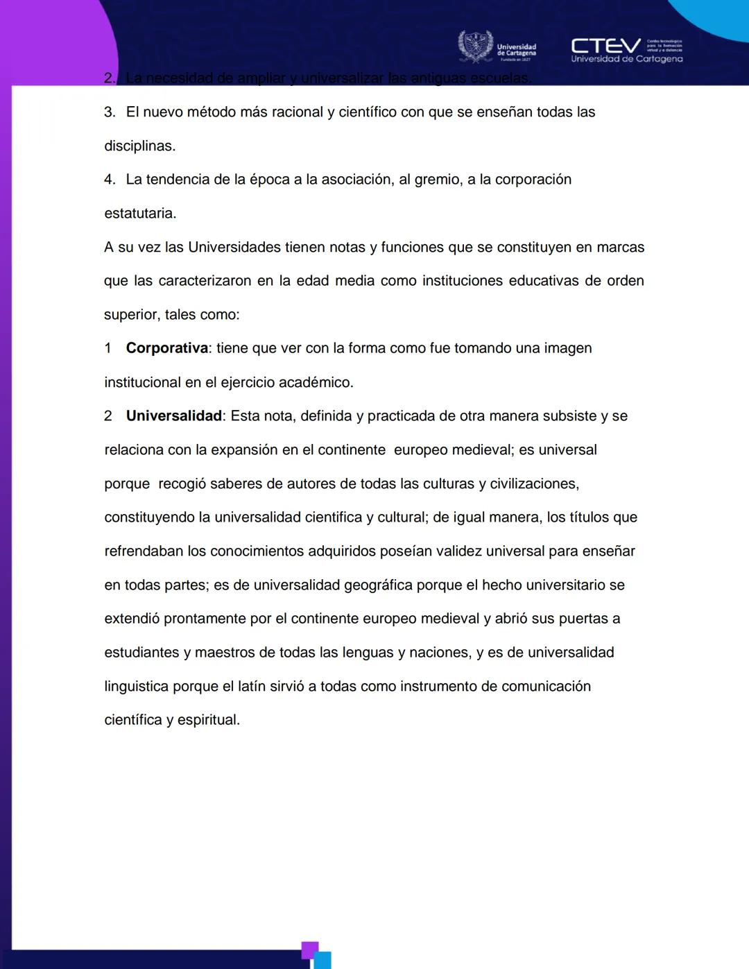 ORIGEN DE LA UNIVERSIDAD

"La palabra "Universidad" procede del latín UNIVERSITAS, nombre abstracto
formado sobre el adjetivo UNIVERSUS-A-UM