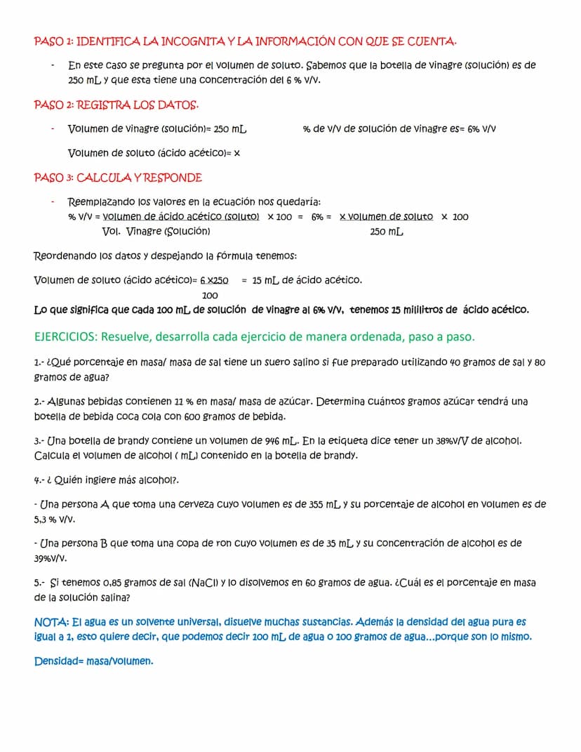 COLEGIO RAMÓN ÁNGEL JARA
SOLUCIONES QUIMICAS
CIENCIAS NATURALES QUÍMICA
SEGUNDO MEDIO
GUJAS N 3 DE DISOLUCIONES
1/5: Establecen cantidad de 