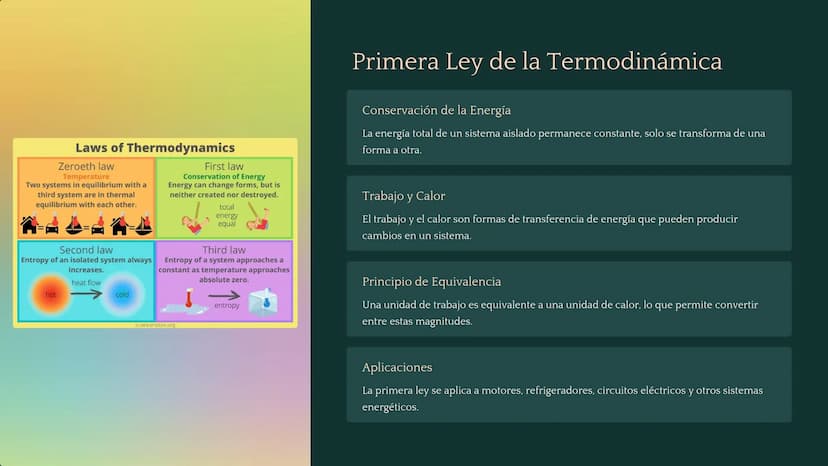 جارجا
ENERGY
PRODUCERS:
plants
L
DECOMPOSERS:
fungi, bacteria, worms
HEAT
CONSUMERS:
animals
la Termodinámica
La termodinámica es la rama de