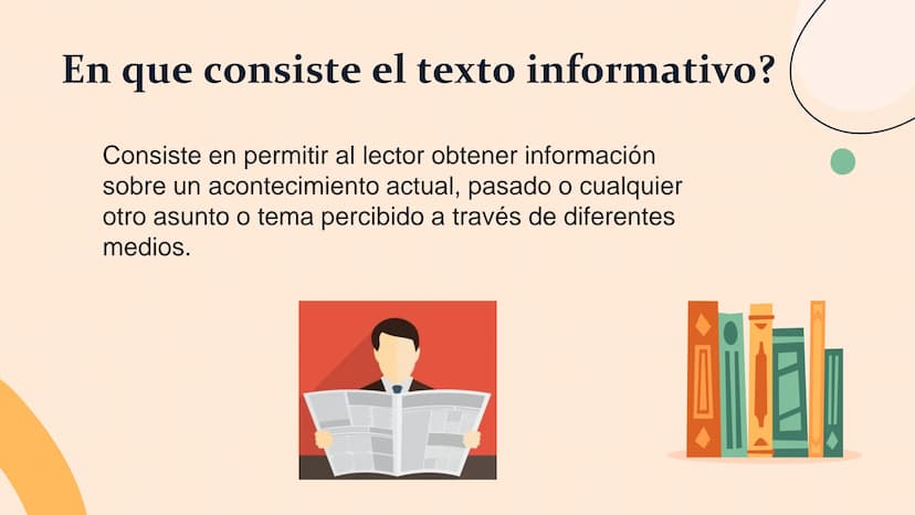 Texto Informativo Introducción
6. Características de los textos informativos
1. Que es el texto informativo
2.En que consiste el texto infor