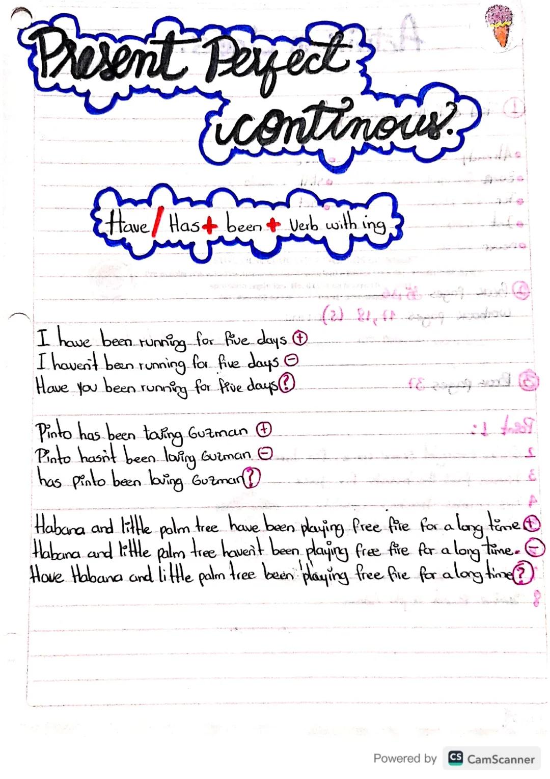 PRESENT PERFECT
TENSE
HAVE + ? HAS
HAVEN'T
HASN'T
I You we they.
Examples
④I have been there.
Ⓒ I haven't been there..
Ⓒ Have you been there