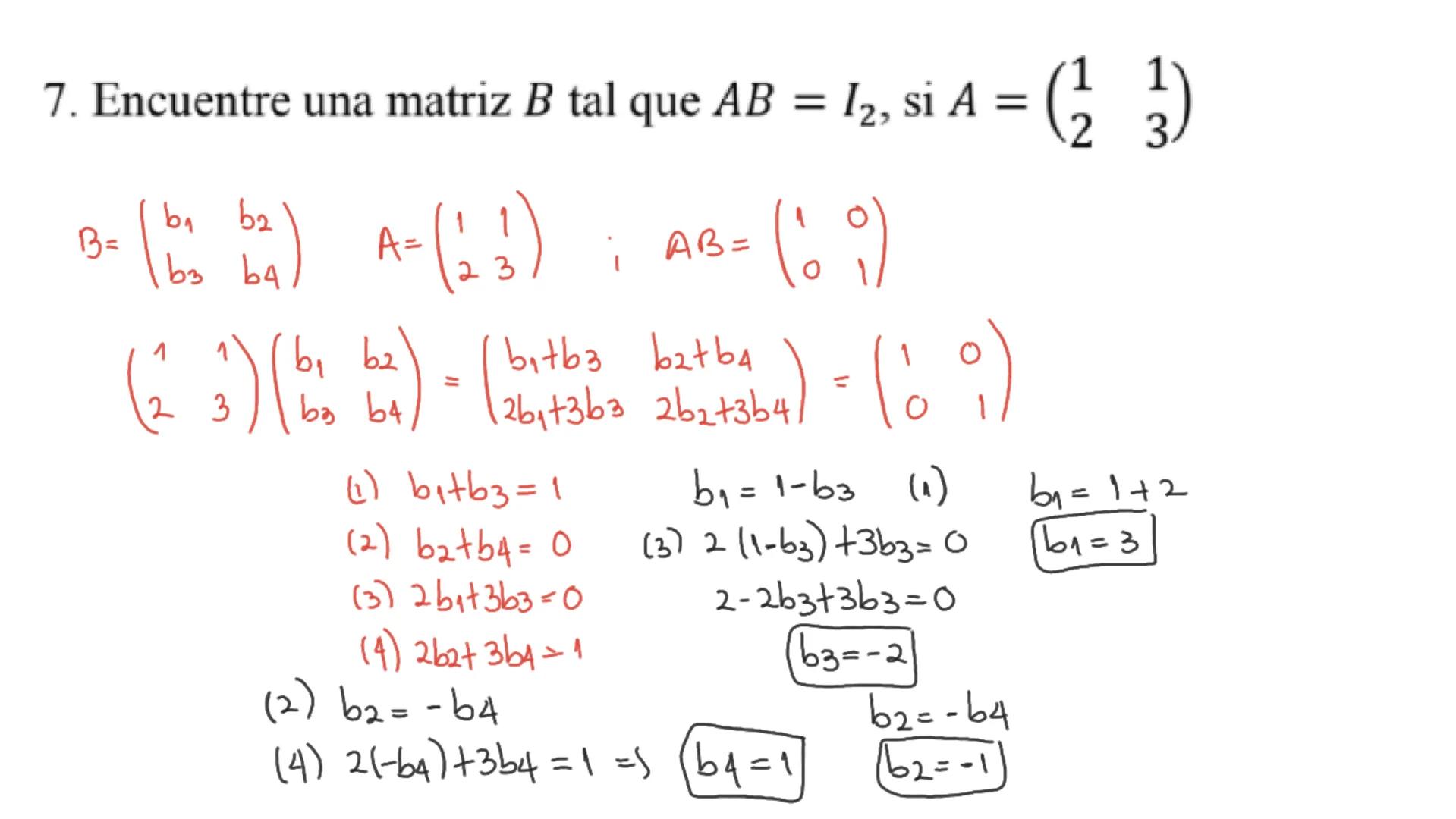 1. Clasifique cada una de las siguientes matrices de acuerdo con las definiciones vistas
en el video, si corresponde a alguna de ellas.

$a)