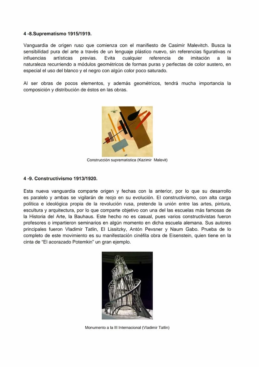 LAS VANGUARDIAS ARTÍSTICAS HISTÓRICAS
- OTRAS TENDENCIAS RECIENTES -
ASIGNATURA: VANGUARDIAS ARTÍSTICAS LAS VANGUARDIAS ARTÍSTICAS HISTÓRICA