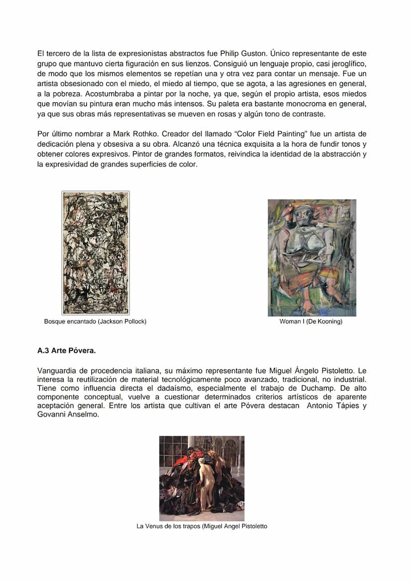 LAS VANGUARDIAS ARTÍSTICAS HISTÓRICAS
- OTRAS TENDENCIAS RECIENTES -
ASIGNATURA: VANGUARDIAS ARTÍSTICAS LAS VANGUARDIAS ARTÍSTICAS HISTÓRICA