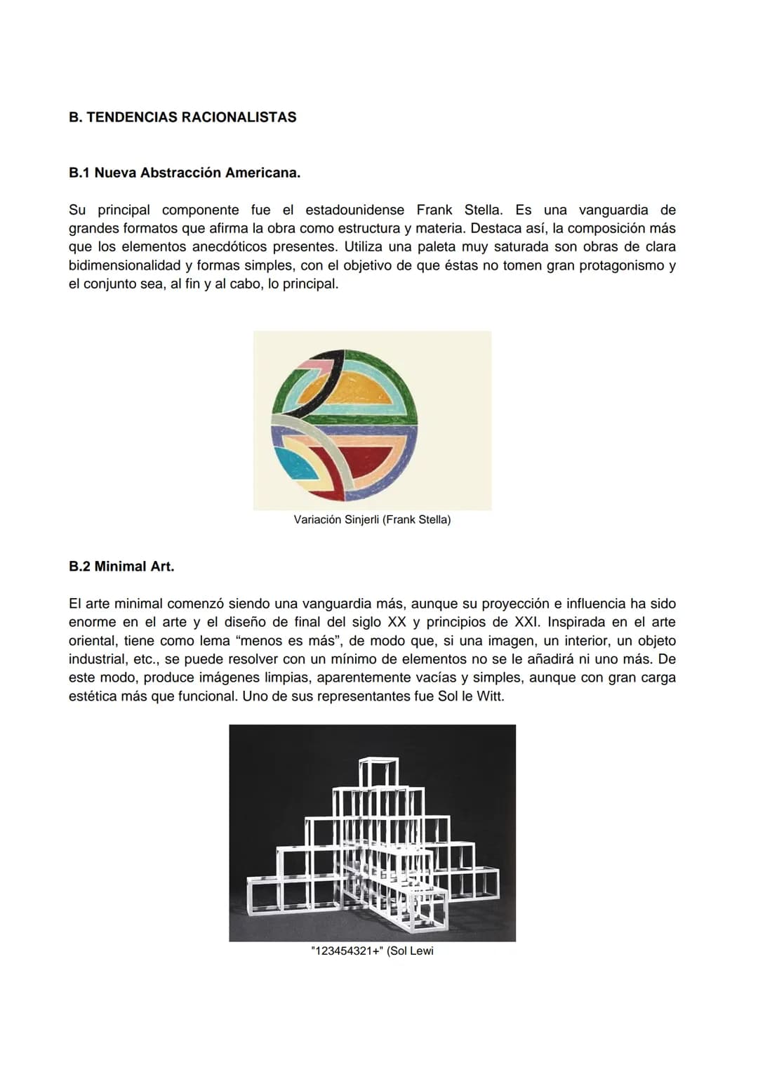 LAS VANGUARDIAS ARTÍSTICAS HISTÓRICAS
- OTRAS TENDENCIAS RECIENTES -
ASIGNATURA: VANGUARDIAS ARTÍSTICAS LAS VANGUARDIAS ARTÍSTICAS HISTÓRICA