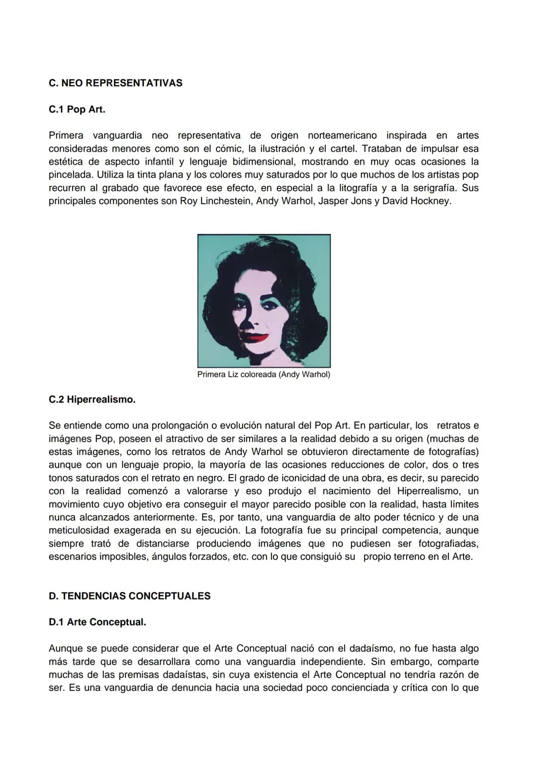 LAS VANGUARDIAS ARTÍSTICAS HISTÓRICAS
- OTRAS TENDENCIAS RECIENTES -
ASIGNATURA: VANGUARDIAS ARTÍSTICAS LAS VANGUARDIAS ARTÍSTICAS HISTÓRICA