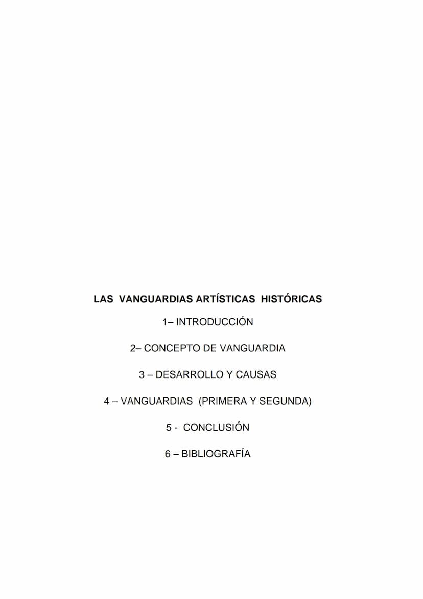 LAS VANGUARDIAS ARTÍSTICAS HISTÓRICAS
- OTRAS TENDENCIAS RECIENTES -
ASIGNATURA: VANGUARDIAS ARTÍSTICAS LAS VANGUARDIAS ARTÍSTICAS HISTÓRICA