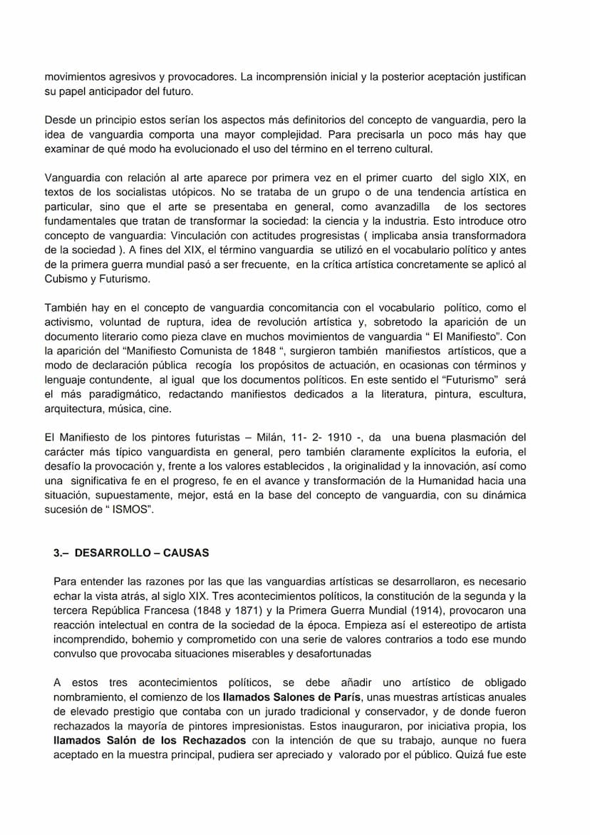 LAS VANGUARDIAS ARTÍSTICAS HISTÓRICAS
- OTRAS TENDENCIAS RECIENTES -
ASIGNATURA: VANGUARDIAS ARTÍSTICAS LAS VANGUARDIAS ARTÍSTICAS HISTÓRICA