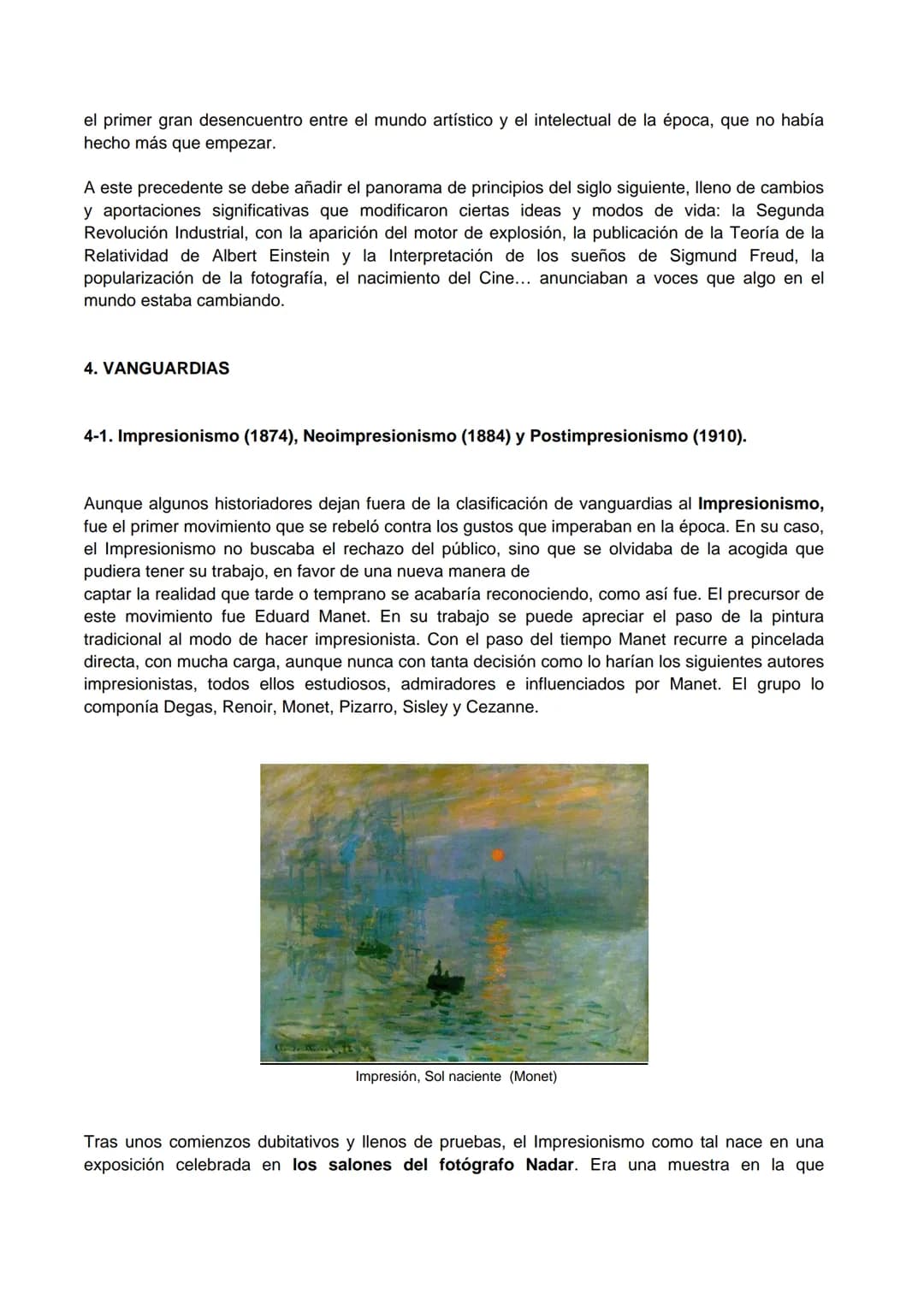 LAS VANGUARDIAS ARTÍSTICAS HISTÓRICAS
- OTRAS TENDENCIAS RECIENTES -
ASIGNATURA: VANGUARDIAS ARTÍSTICAS LAS VANGUARDIAS ARTÍSTICAS HISTÓRICA