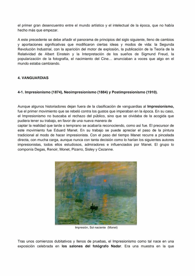 LAS VANGUARDIAS ARTÍSTICAS HISTÓRICAS
- OTRAS TENDENCIAS RECIENTES -
ASIGNATURA: VANGUARDIAS ARTÍSTICAS LAS VANGUARDIAS ARTÍSTICAS HISTÓRICA