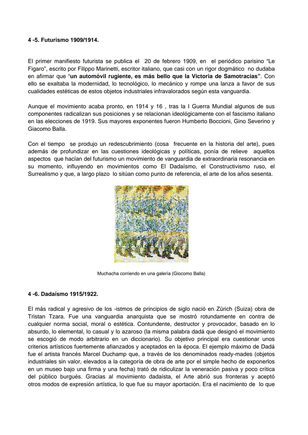 LAS VANGUARDIAS ARTÍSTICAS HISTÓRICAS
- OTRAS TENDENCIAS RECIENTES -
ASIGNATURA: VANGUARDIAS ARTÍSTICAS LAS VANGUARDIAS ARTÍSTICAS HISTÓRICA