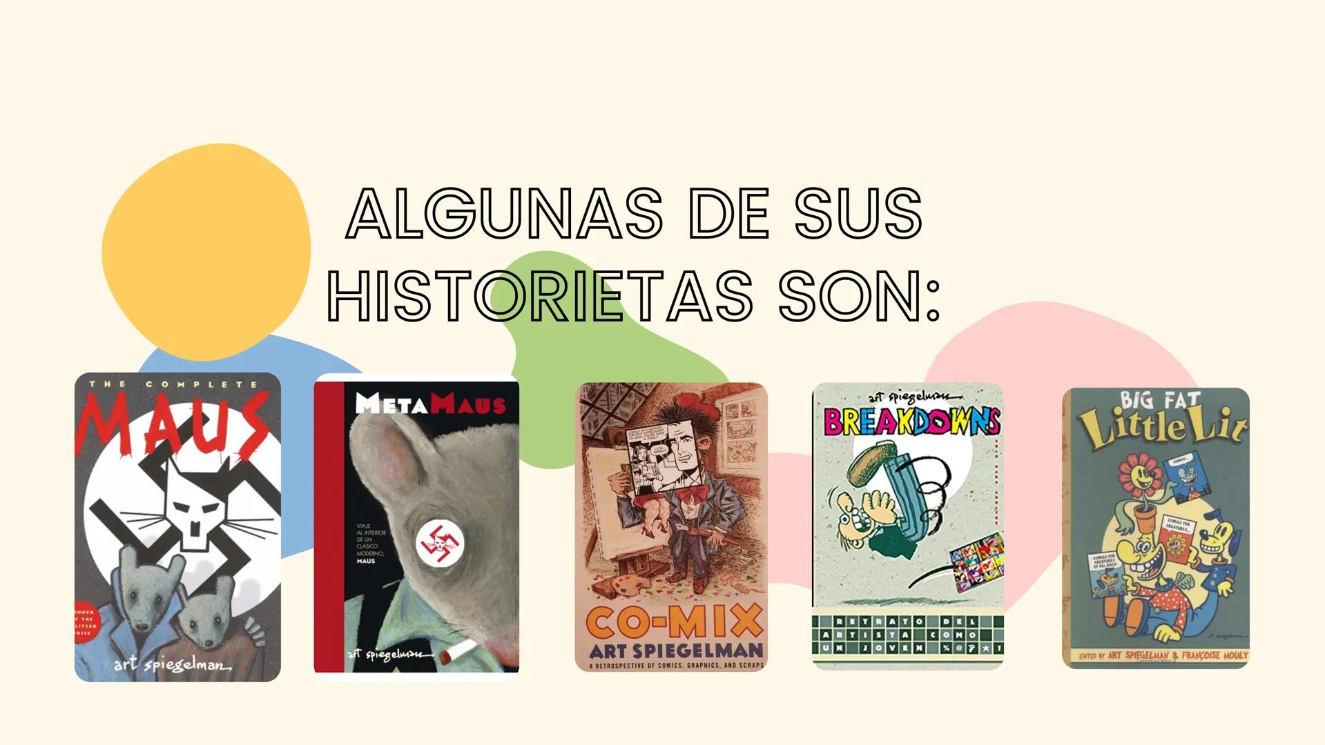 # LA BiOGRAFÍA DE
# ART SPIEGELMAN # COMO COMENZO TODO...

Spielgelman nació el 15 de febrero de 1948, se
crio en la ciudad de Nueva York.
T